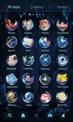Bright Pearl GO Launcher Theme screenshot 5