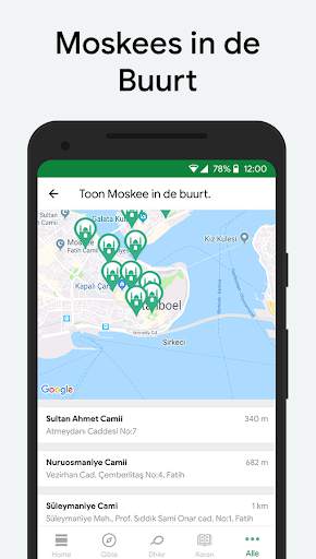 Muslim: Gebedstijden, Qibla screenshot 3