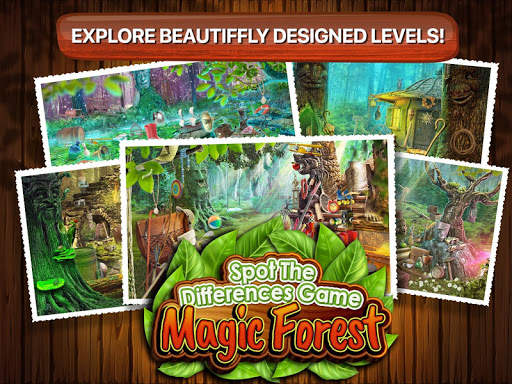 Spot The Differences Game 🌳 Magic Forest screenshot 1