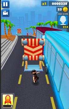 Ninja Subway & Bus Surfer 2019 screenshot 4