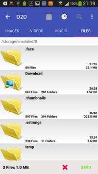 D2D - Transfer files over WIFI screenshot 3
