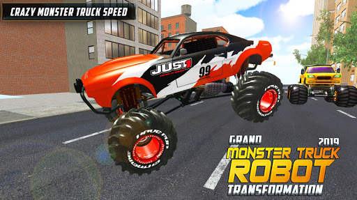 Real Robot Transform Monster Truck Fight screenshot 4