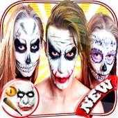 Joker Mask Halloween makeup on 9Apps