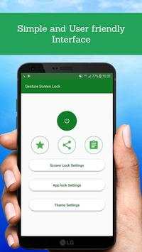 Gesture Lock screen and Gesture app Lock screenshot 1