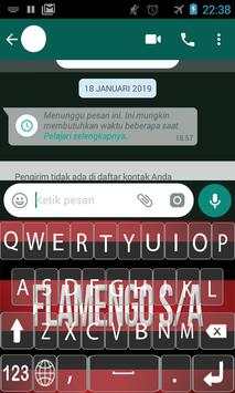 Temas do Teclado Flamengo Keyboard Themes screenshot 3