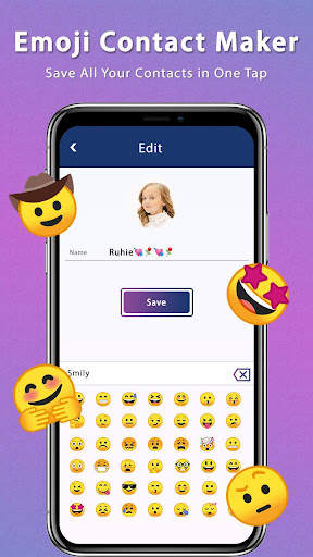 Emoji Contact Maker - Create Contact with Emojis screenshot 3