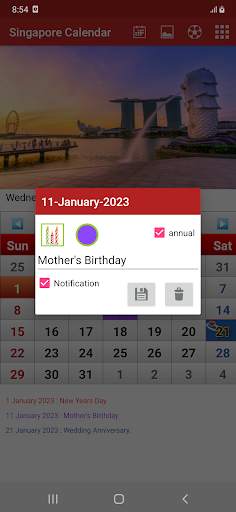 Singapore Calendar 2023 2 تصوير الشاشة