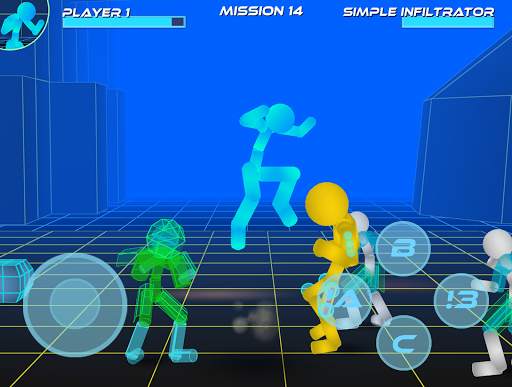 Stickman Neon Street Fighting screenshot 10
