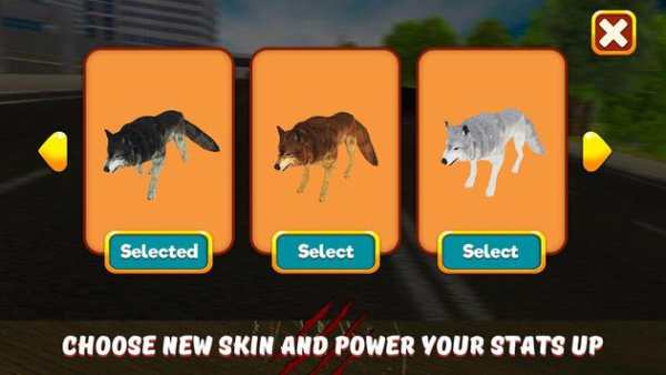 Angry Wolf City Attack Sim screenshot 4