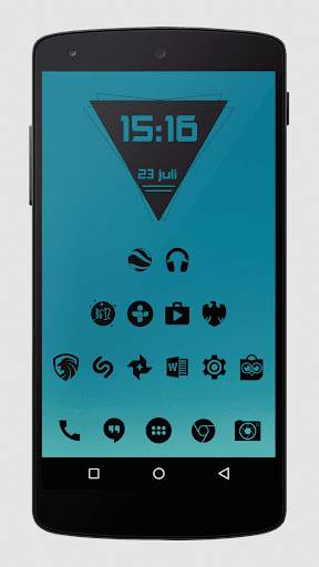 Zwart - Black Icon Pack screenshot 3
