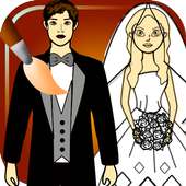 wedding coloring pages logo