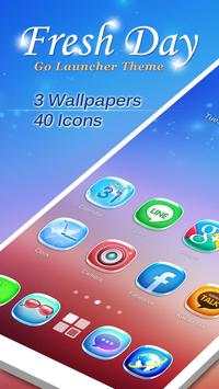 Fresh Day GO Launcher Theme screenshot 1