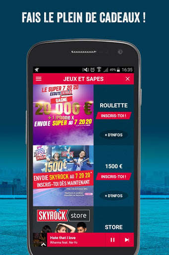 Skyrock Radio screenshot 7