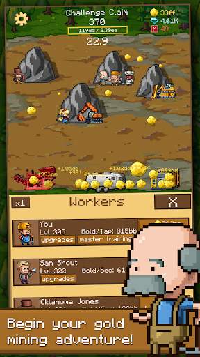 Goldcraft: Idle Games screenshot 1