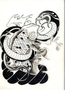 Snake Tattoo Design Wallpaper screenshot 4
