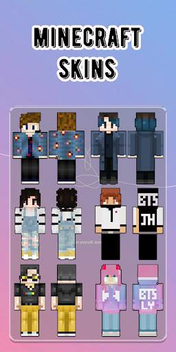 BTS Minecraft Skins screenshot 4