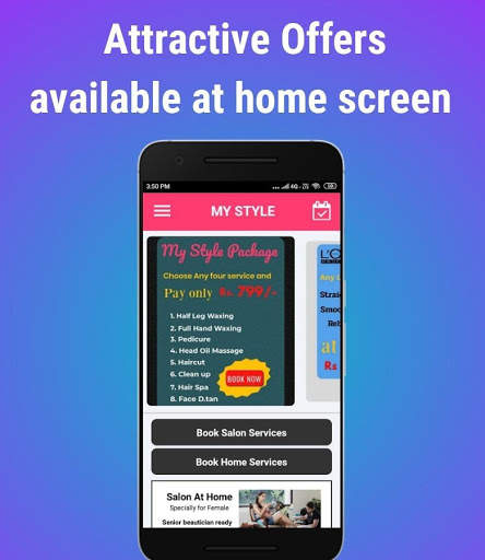 My Style - Salon Service & Doorstep Beauty Service screenshot 2