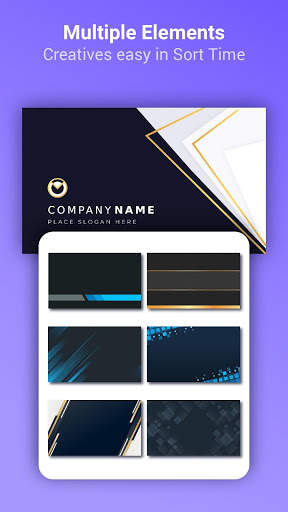 Business Card Maker Visiting Card Maker Photo Logo screenshot 3