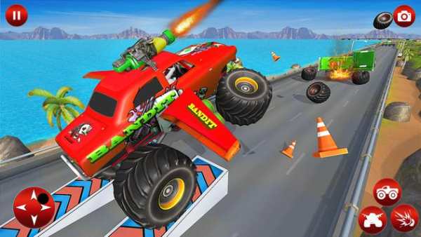 Flying Monster Car Super Moto Robot Transformation screenshot 3