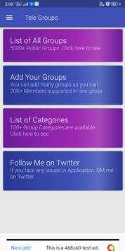 Tele Groups screenshot 1