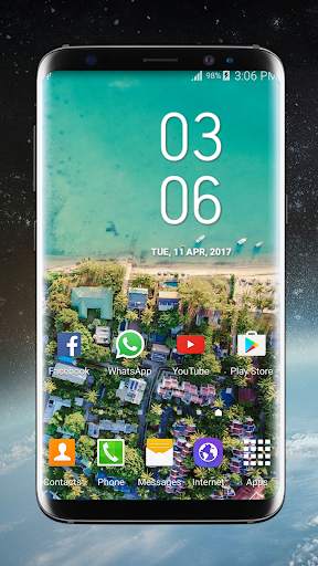 Digital Clock Galaxy S8 Plus screenshot 5
