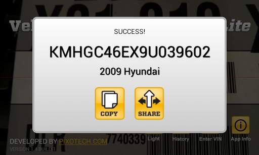 Vehicle Barcode Scanner Lite screenshot 2