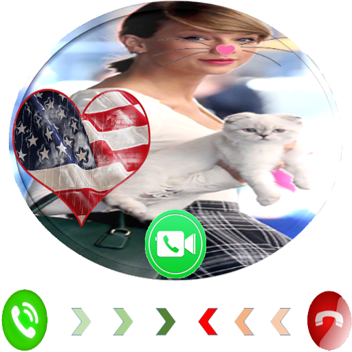 Fake Miss Americana Lady Cat Video Call icon