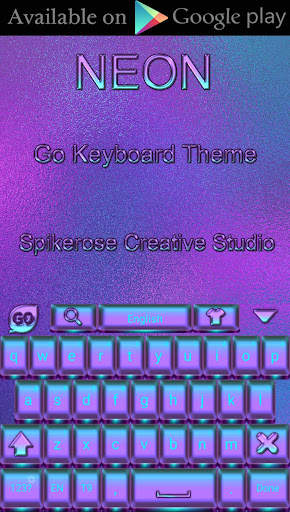 Neon Go Launcher theme screenshot 6