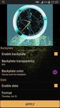 Gold Clock Wallpaper screenshot 2
