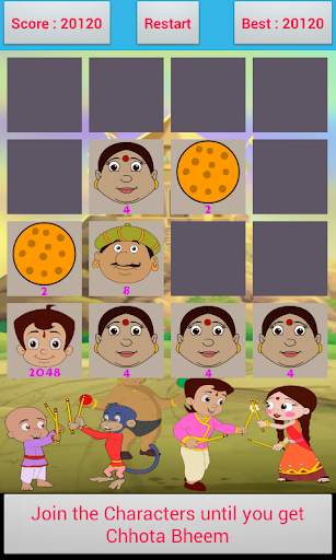 Chhota Bheem 2048 Game screenshot 1