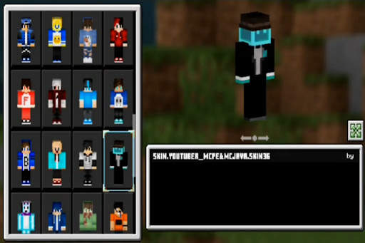 Youtuber Custom Mod Skin MCPE screenshot 4