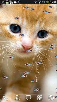 KITTY & FISH LIVE WALLPAPER(5) screenshot 1