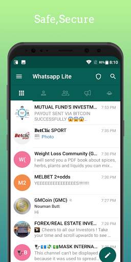 Lite for whatsapp lite screenshot 1