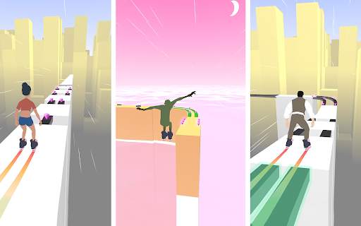 Sky Roller: Rainbow Skating screenshot 24