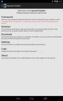 Xposed Installer screenshot 1