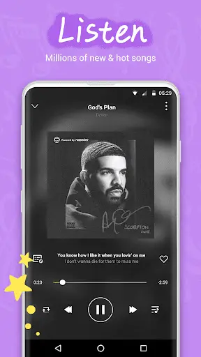 GO Music - Offline & online music, free MV, MP3 screenshot 1