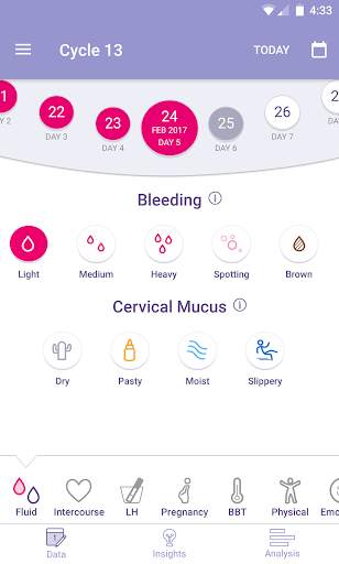 FEMM Health Period and Ovulation Tracker screenshot 2