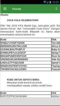 Kode Permainan Vidio Game Lengkap screenshot 3