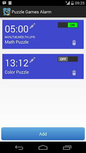 Puzzle Games Alarm screenshot 2
