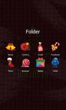 Christmas Gift Dynamic V Launcher Theme screenshot 4