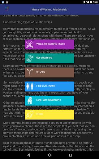 Male and Female. Relationship screenshot 11