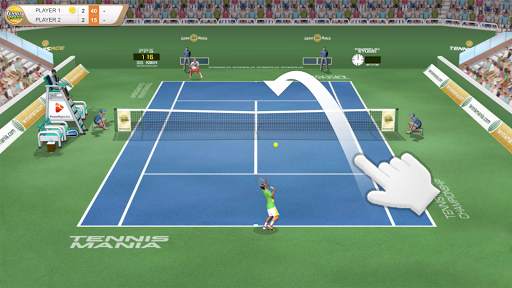 Tennis Mania Mobile screenshot 1