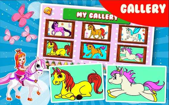 Unicorn Rainbow Coloring book screenshot 2