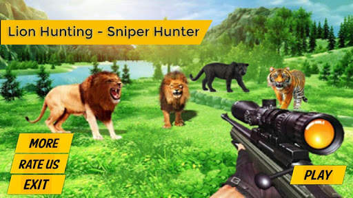 Lion Hunting - Sniper Shooting screenshot 1