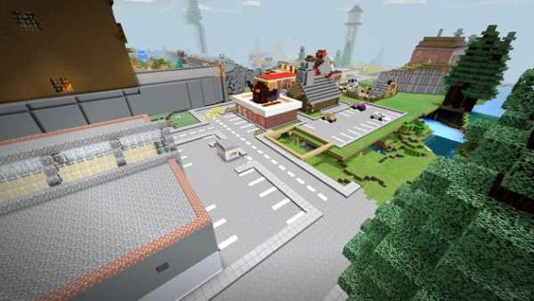 Map Gravity city for Minecraft PE screenshot 7