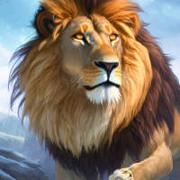 Lion Safari Animal King Game logo
