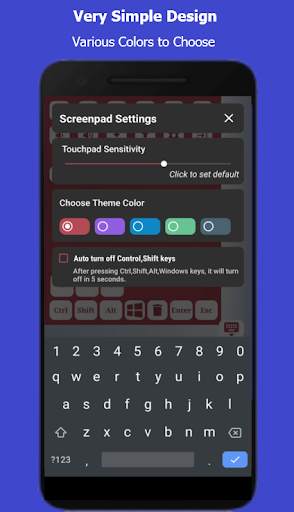 Remote Desktop, Keyboard, Track-pad : ScreenPad. screenshot 5