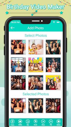 Birthday Party Photo Video Maker screenshot 2