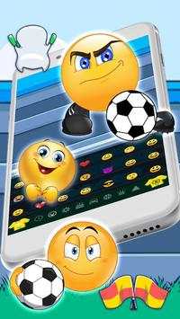 Cute Football Cartoon Keyboard Theme screenshot 3