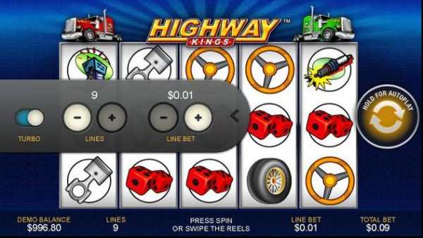HIGHWAY KINGS(FREE SLOT MACHINE SIMULATOR) screenshot 1